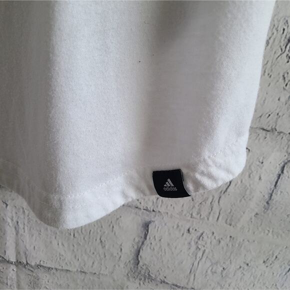 Adidas Floral Logo White Tank Top Size XS - Picture 6 of 13